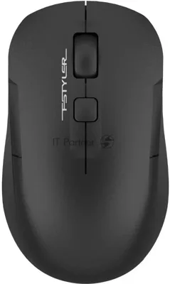 Мышь беспроводная A4Tech Fstyler FG16CS Air2 черный, 2000 dpi, радиоканал, USB, кнопки - 4