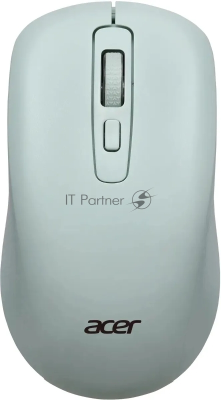 Мышь беспроводная Acer OMR309 зеленый, 1600 dpi, радиоканал, USB, кнопки - 4