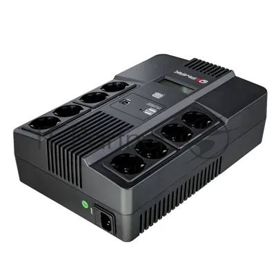 Источник бесперебойного питания Ермак 800 ВА/480 Вт, 8xSchuko, LED, USB (СБП ЕРМАК 220-220.0,8-32-ВНЛ)