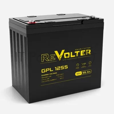 Аккумулятор 12В 55А.ч REVOLTER GPL 1255