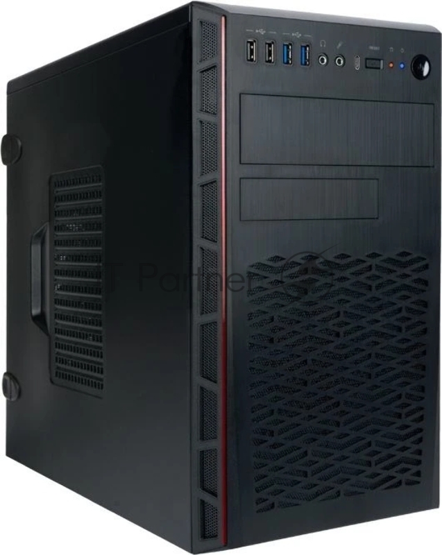 Компьютерный корпус Mini Tower InWin EMR065 черный U3.0*2+U2.0*2 A(HD) +intrusion switch mATX