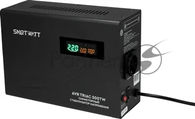Стабилизатор напряжения Smartwatt AVR Triac 500TW 500ВА черный