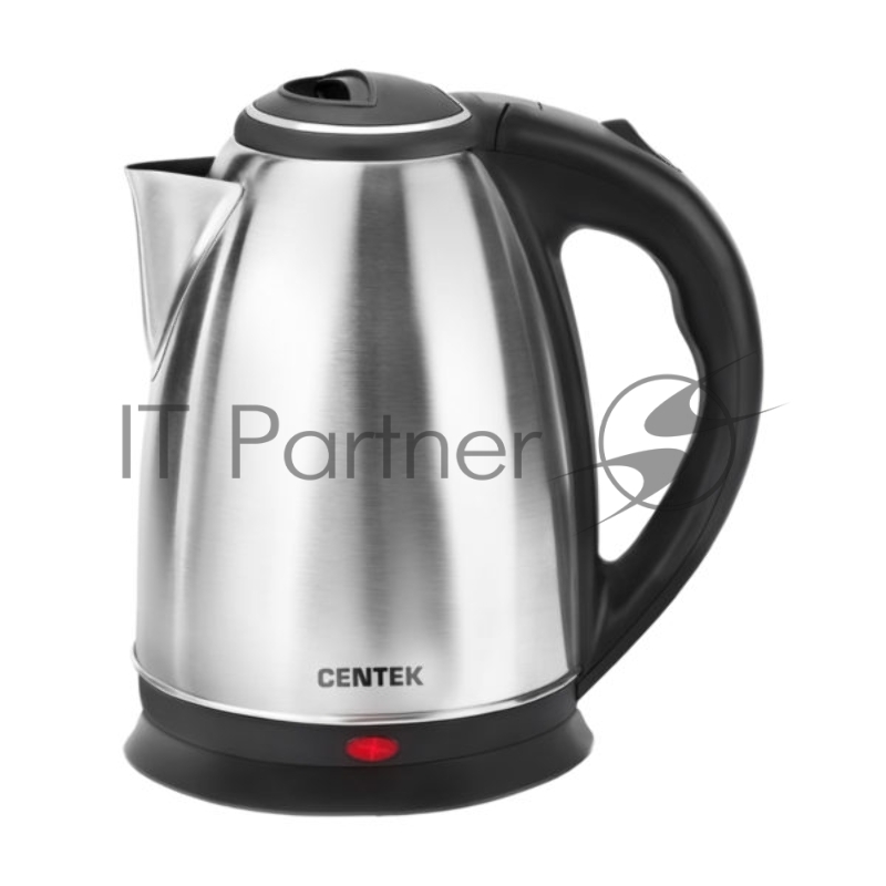 Чайник электрический Centek CT-0035 (матовый) металл 1,5л, 2000Вт, хромированная вставка на крышке
