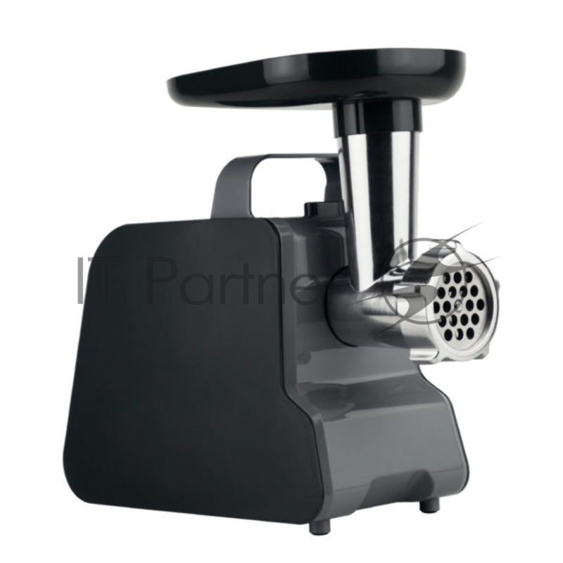 Мясорубка электрическая Centek CT-1628 серый/черный, 2000 Вт, 2 кг/мин, реверс, насадки - 6