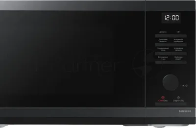Микроволновая печь Samsung MS23DG4504AGBW черная сталь, 23 л, 800 Вт, переключатели - электронное управление
