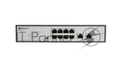 Коммутатор ORIGO OS2210P/120W/A1A, 8×1 Гбит/с PoE + 2×1 Гбит/с, неуправляемый