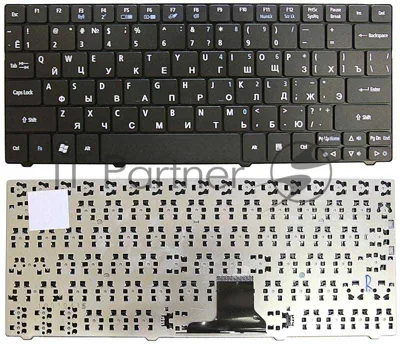 Клавиатура для ноутбука Acer Aspire 1830T 1825 1810T Acer Aspire One 721 722 черная
