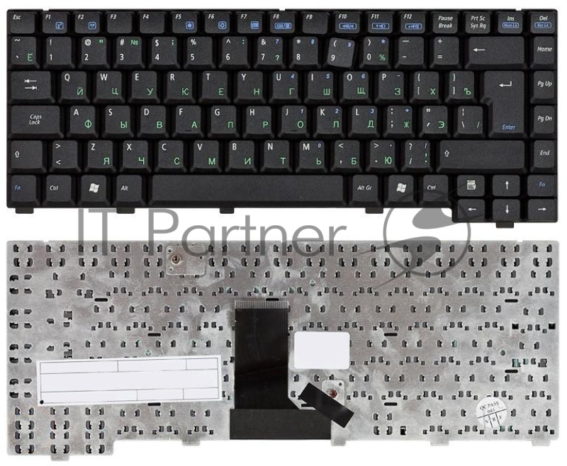 Клавиатура для ноутбука Asus A6R A6 A6M A6Rp A6T A6TC черная
