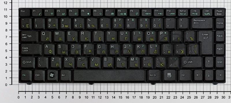 Клавиатура для ноутбука Asus C90 C90P C90S Z98 Z37 черная