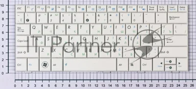 Клавиатура для ноутбука Asus Eee PC 1005HA 1008HA 1001HA 1001px белая
