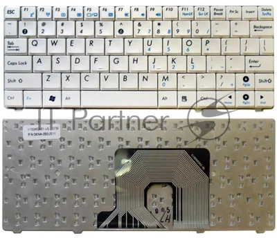 Клавиатура для ноутбука Asus Eee PC 900HA 900SD T91 белый