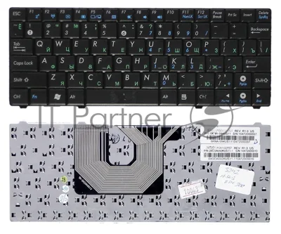 Клавиатура для ноутбука Asus Eee PC 900HA T91 T91MT 900SD Черная