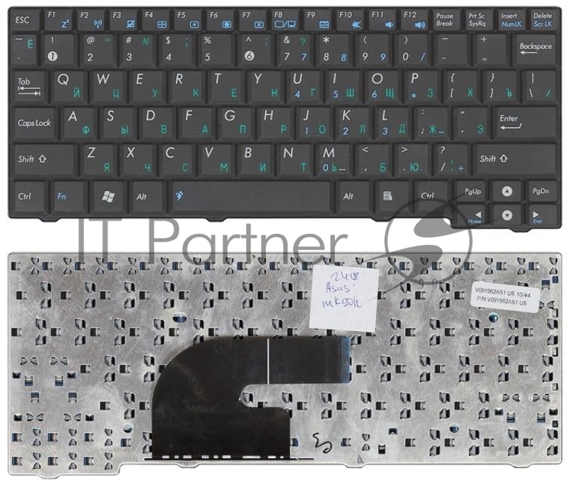 Клавиатура для ноутбука Asus Eee PC MK90H черная