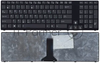 Клавиатура для ноутбука Asus K93 черная с рамкой