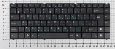 Клавиатура для ноутбука Asus N20 N20A N20H черная