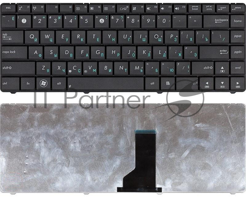 Клавиатура для ноутбука Asus N43 N43J N43JF N43JM N43JQ B43 B43E черная