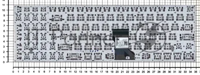 Клавиатура для ноутбука Asus N541, N501 черная, шрифт красный, с подсветкой