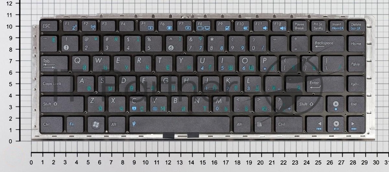 Клавиатура для ноутбука Asus UX30 UX30S черная