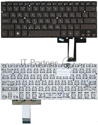 Клавиатура для ноутбука Asus UX31 UX31A UX32 UX32V UX32A черная с подсветкой