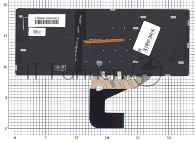 Клавиатура для ноутбука Asus UX460U UX460UA черная с подсветкой