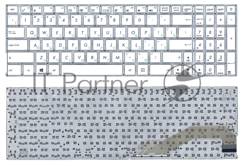 Клавиатура для ноутбука Asus X540 X540L X540LA X540CA X540SA белый