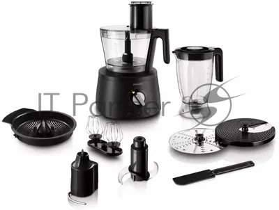 Кухонный комбайн Philips HR7776/90 1300Вт черный