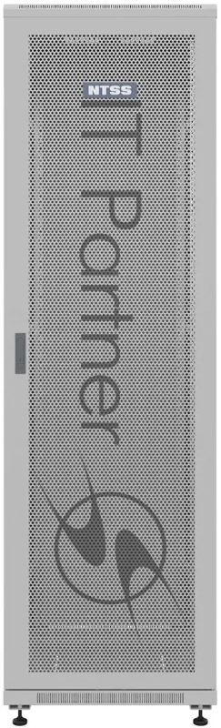 Шкаф серверный NTSS Премиум (NTSS-R22U6080PD) напольный 22U 600x800 мм пер. дв. перфор. металл 900 кг серый 710 мм 54 кг 1102 мм IP20 сталь