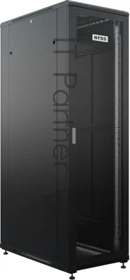 Шкаф серверный NTSS Премиум (NTSS-R42U60120PD/PDD-BL) напольный 42U 600x1200мм пер.дв.перфор. металл 900кг серый 1110мм 150кг IP20 металл