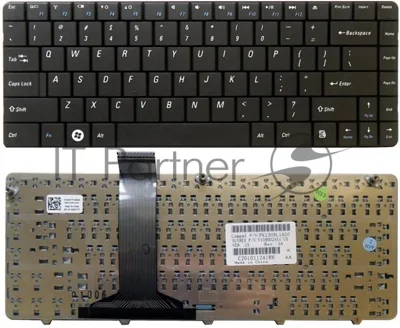 Клавиатура для ноутбука Dell Inspiron 11z 1110 черная