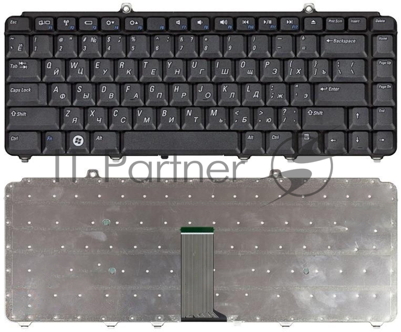 Клавиатура для ноутбука Dell Inspiron 1420 1520 1521 1525 1526 1540 Vostro 1400 1500 черная