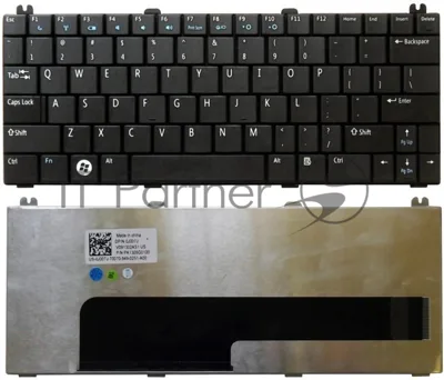 Клавиатура для ноутбука Dell Inspiron Mini 12 1210 черная