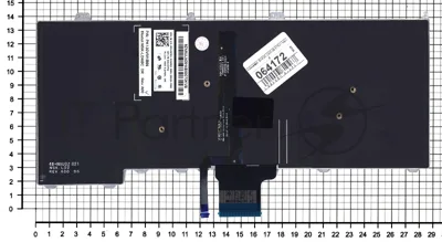 Клавиатура для ноутбука Dell Latitude E7420 черная с подсветкой без указателя