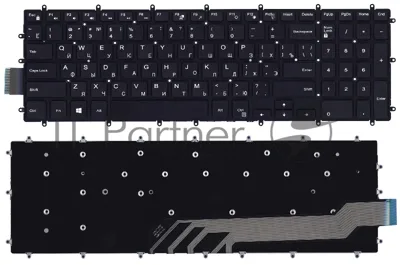 Клавиатура для ноутбука Dell Vostro 15-3583 черная