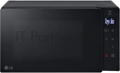Микроволновая печь LG MH6032GAS черный, 20 л, 700 Вт, переключатели - сенсор