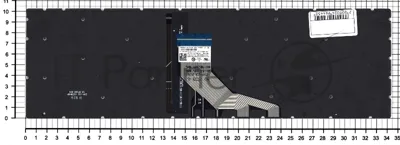 Клавиатура для ноутбука HP 15-dw серебристая с подсветкой