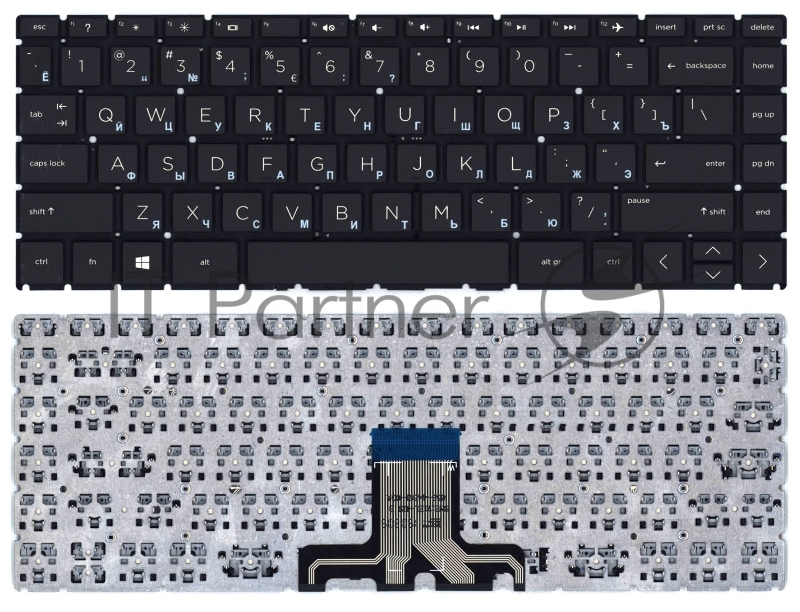 Клавиатура для ноутбука HP 240 G7 черная