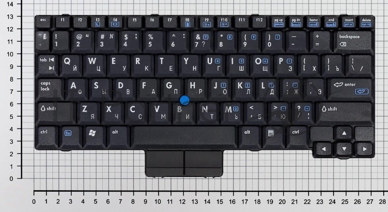 Клавиатура для ноутбука HP Compaq NC2400 NC2500 черная
