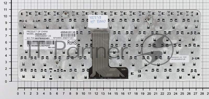 Клавиатура для ноутбука HP Compaq Presario B1200 B2200 2210B черная