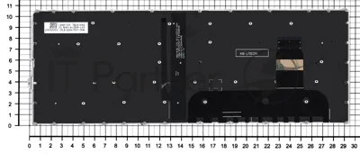 Клавиатура для ноутбука HP Elitebook 745 G7 745 G8 черная с подсветкой, без указателя
