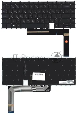 Клавиатура для ноутбука HP EliteBook x360 1040 G7 G8 черная
