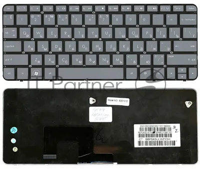 Клавиатура для ноутбука HP Mini 100E темно-серая