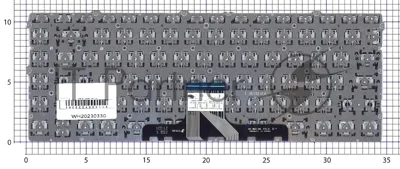Клавиатура для ноутбука HP Pavilion 14-DV 14-DW серебристая
