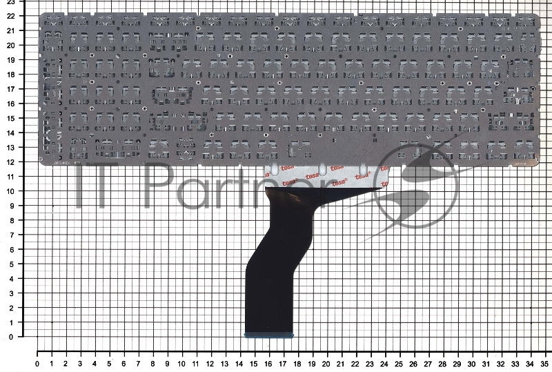 Клавиатура для ноутбука HP Pavilion 15-ab 15-ab000 15z-ab100 черная с белой подсветкой