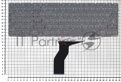 Клавиатура для ноутбука HP Pavilion 15-ab 15-ab000 15z-ab100 черная с белой подсветкой