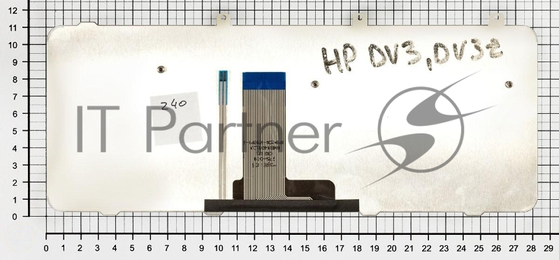 Клавиатура для ноутбука HP Pavilion DV3-1000 DV3z-1000 бронза с подсветкой