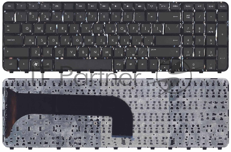 Клавиатура для ноутбука HP Pavilion M6-1000 Envy M6-1100 M6-1200 черная с рамкой