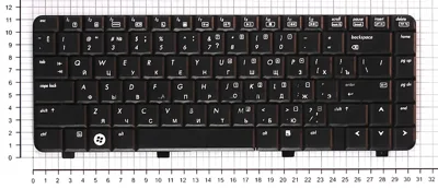 Клавиатура для ноутбука HP Presario CQ40 CQ41 CQ45 черная
