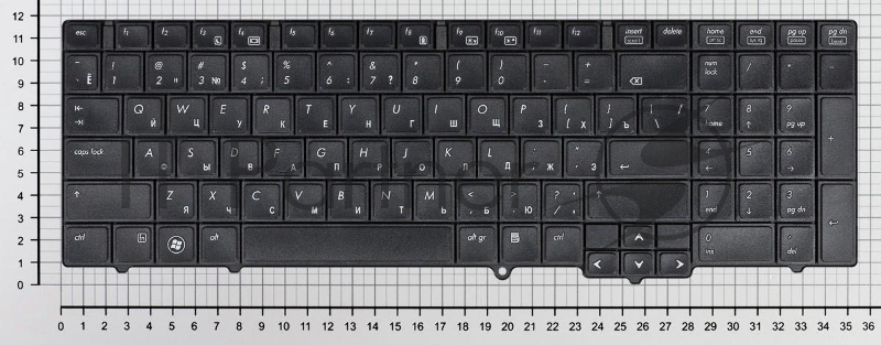 Клавиатура для ноутбука HP Probook 6540B 6545B 6550B 6555B черная