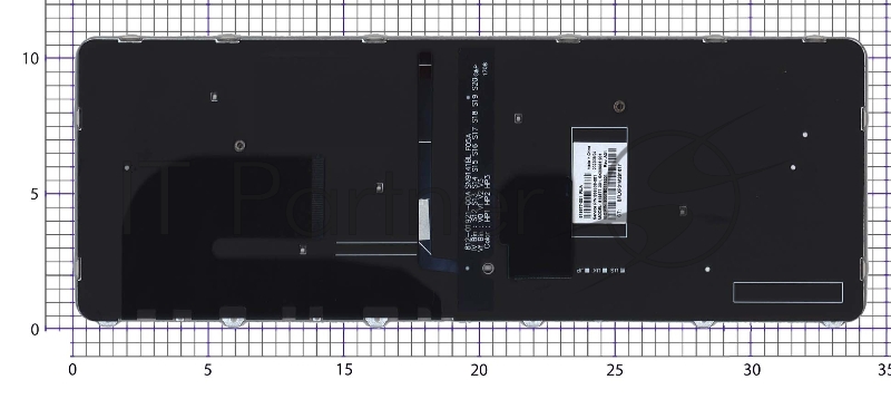 Клавиатура для ноутбука HP ZBook 14u G4 черная