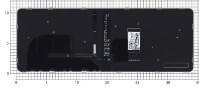Клавиатура для ноутбука HP ZBook 14u G4 черная